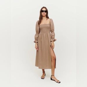 The Reformation - Hyland Dress - Black - L - NTW
